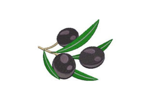 Black Olives: A Mediterranean Embroidery Gem for Personalized Gifts
