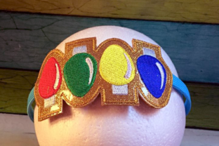 Christmas Lights ITH Headband