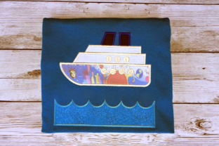 Cruise Ship Split Applique