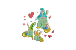 Easter Gnomes: A Charming, Versatile Embroidery Design for Personalized Gifts
