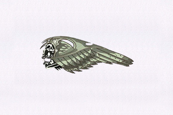 Flying Skull Wings Embroidery Review
