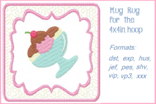 Ice Cream Sunday: A Seasonal Embroidery Delight