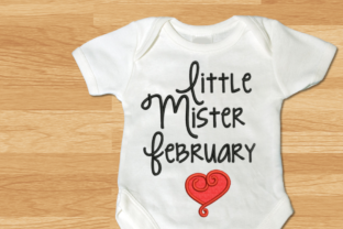 Little Mister February Heart Applique