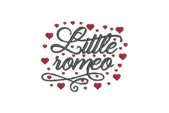 Little Romeo: A Charming Valentine’s Embroidery Pick