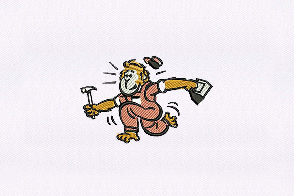 Monkey Worker: A Boutique Sweatshirt Embroidery Review