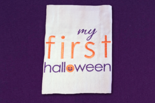 My First Halloween Embroidery Design