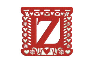 Papel Picado Alphabet Z