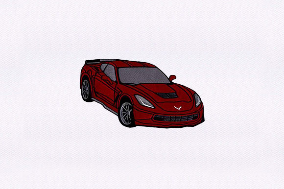 Red Sports Car Embroidery Design Review