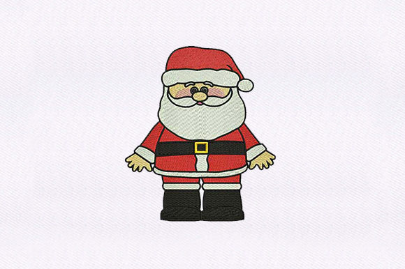 Santa Claus Gnome Embroidery Design