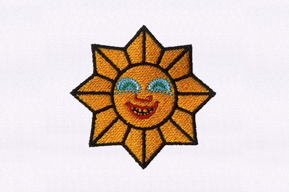 Smiling Sun: A Bright, Business-Ready Embroidery Design