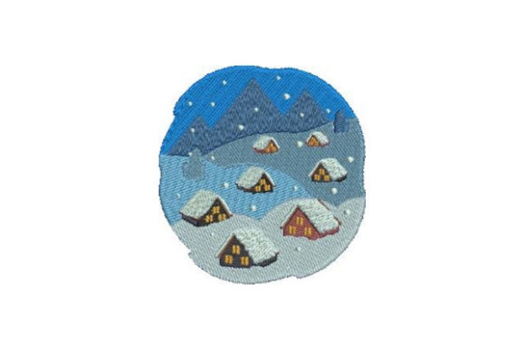 Snowy Village Embroidery Review